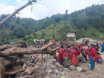 अविरल वर्षाले ककनी–१ मा ठूलो क्षति, कमला बलामीको परिवारलाई आर्थिक सहयोग