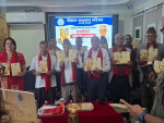लक्ष्मीप्रसाद पौडेलको लघुकथा कृति 'प्रश्नोत्तर' विमोचित