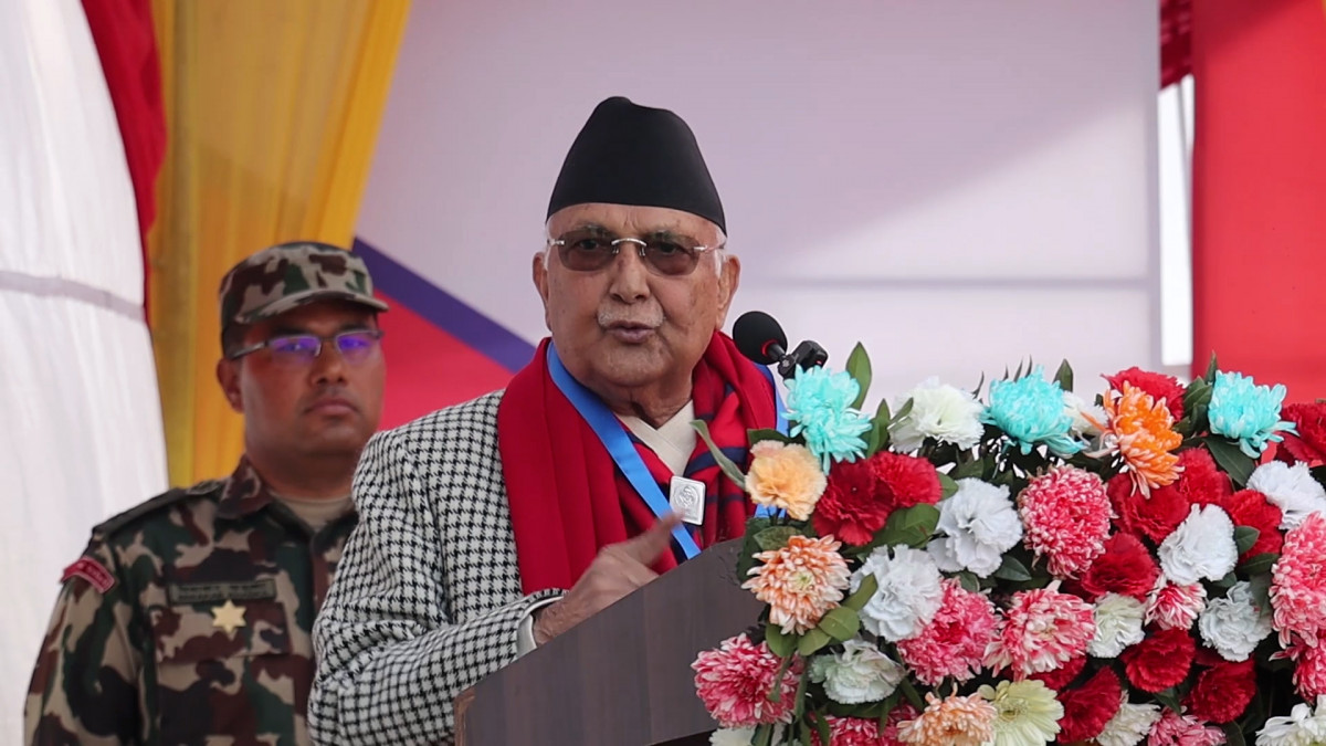 प्रधानमन्त्री ओली भन्छन्– प्रचण्डले देशको ढुकुटी रित्याए, म आएर जोगाएँ