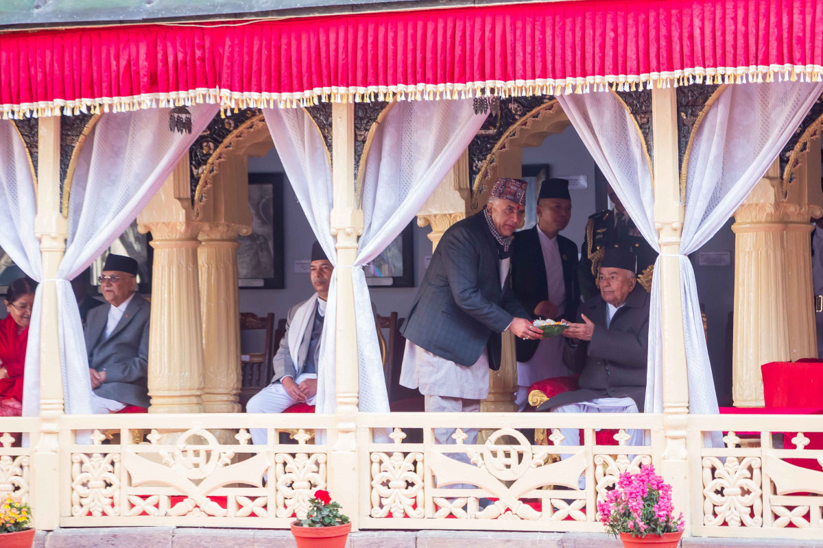 राष्ट्रपति र प्रधानमन्त्रीद्वारा वसन्त श्रवण (तस्वीर)