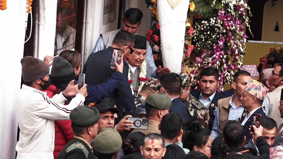 राष्ट्रपतिद्वारा पशुपतिनाथको दर्शन