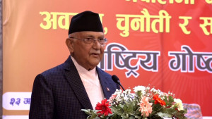साइकल चढेर पर्यटक आउँदैनन्, जहाज किन्नुपर्छ : प्रधानमन्त्री ओली
