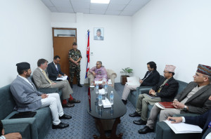 राहदानी छपाइका लागि  पहल गरिदिन जर्मन राजदूतसँग आग्रह