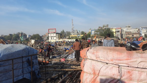 वीरगञ्ज महानगरले बिपी उद्यान अतिक्रमण गरेर व्यवसाय गर्नेलाई हटायो