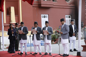 मन्त्रिपरिषद् विस्तार : चार मन्त्रीले लिए शपथ
