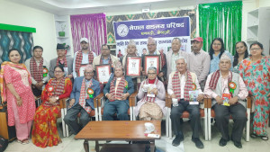नेपाल वाङमय परिषदद्वारा विभिन्न स्रष्टा सम्मानित 