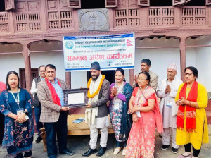 पर्यावरण संरक्षणका अभियन्ता आरके अदीप्त गिरी सम्मानित