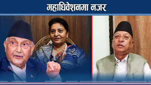एमाले अध्यक्षमा विद्याको नजर, ओलीको विकल्प या सहयात्री ? 