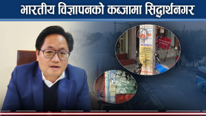 अनधिकृत विज्ञापन बिजुलीको पोलपोलमा, सिद्धार्थनगर नगरपालिका किन मौन ?