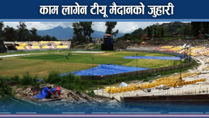 दशैंअघि टियु रंगशाला सम्पन्न नहुने, दैनिक २ लाख हाराहारीको हर्जाना