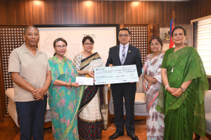 दया फाउन्डेसनद्वारा प्रधानमन्त्री दैवी प्रकोप उद्धार कोषमा १ करोड सहयोग