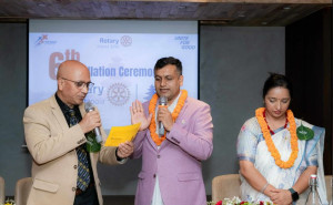 रोटरी न्यातपोलको अध्यक्षमा विष्णुकान्त घिमिरे, कफीखेती प्रवर्द्धन गर्न किसानसँग सहकार्य गरिने 