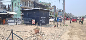 प्रहरी नै नबस्ने तर सजिएको प्रहरी बिट !