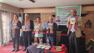 लघुकथाकार महेन्द्र नेउपानेको 'चुनावी सेरोफेरो' विमोचित