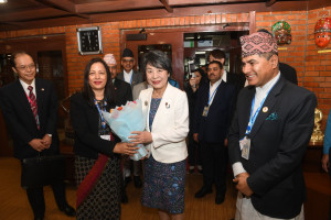 जापानी विदेशमन्त्री काठमाडौँमा, यस्तो छ कार्यतालिका
