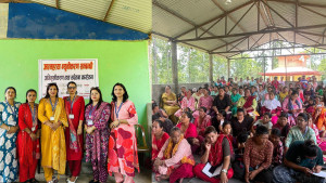 न्यानो आँगनद्वारा हेटौंडामा आ-त्महत्या न्यूनीकरण सम्बन्धी सचेतना कार्यक्रम