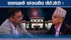 सत्ताकै सांसदबीच घम्साघम्सी ! निजामति विधेयकले फेरि मच्चायो लफडा