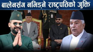 सरकारसँग जुधेनन् राष्ट्रपति, अब ३ जनाले नै ठूला निर्णय गर्न सक्ने
