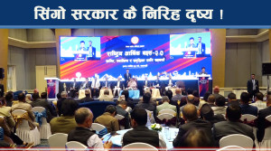 प्रधानमन्त्री–मन्त्रीहरुकै तछाडमछाड ! निजीको मञ्च सरकारी भाषणबाजी !