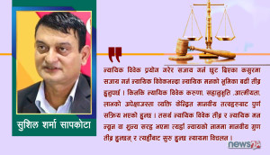 न्यायिक विचलन नियन्त्रणमा न्यायिक शुद्धीकरणको आवश्यकता