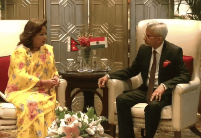 दिल्लीमा परराष्ट्रमन्त्री राणा र भारतीय विदेशमन्त्री जयशंकरबीच भेटवार्ता