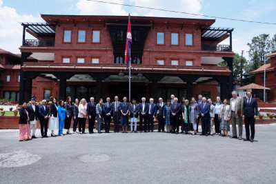 प्रधानमन्त्रीसँग युरोपियन युनियनका प्रतिनिधि मण्डलको भेट