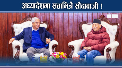सत्ताको संकट मोचन ! लोभको दाउ–दाउले चल्दै नेताका पाउ !