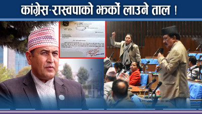 संसदमै रास्वपा बुरुक्क ! कस्सिए कांग्रेसी !