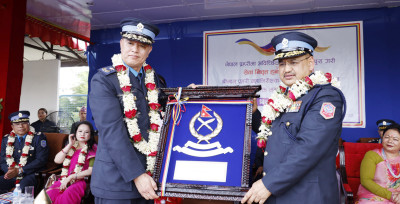 प्रहरी महानिरीक्षक थापाको बिदाइ