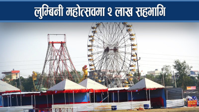 लुम्बिनी महोत्सव : ३ सय स्टलमा ४० जिल्लाका उत्पादन