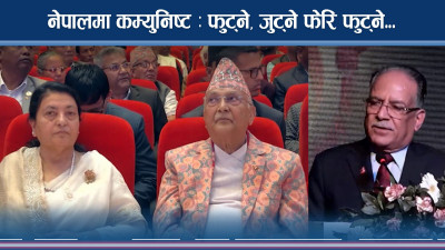 नेपालमा कम्युनिस्टको नालीबेली, वर्तमानमा छिन्नभिन्न