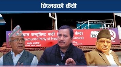 एमाले–माओवादी फुटाउने विप्लवको प्लान  
