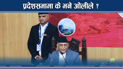 प्रदेशसभालाई ओलीको सम्बोधन के का लागि ? केन्द्रमा अर्कै बहस !