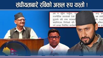 रविले गरे संविधानमा प्रहार ! संघीयताबारे किन भने यस्तो ?