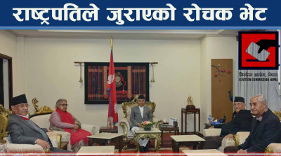 राष्ट्रपतिको सक्रियताः प्रधानमन्त्री कार्कीलाई देउवा–ओली र प्रचण्डसंग छलफलमा जुटाएपछि....