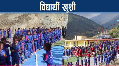 सुविधासम्पन्न विद्यालय भवनपछि विद्यार्थीलाई सहज, छायाँ नेपालको सहयोग