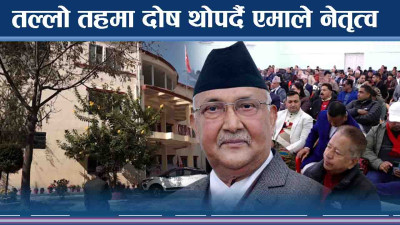 तल्लो तहमा दोष थोपर्दै एमाले नेतृत्व  