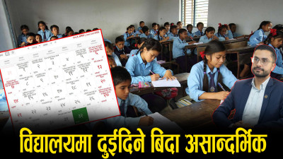 सरकारी विद्यालयको स्तर झनै खस्किने डर : वर्षभरि बिदै–बिदा, कसरी सकिन्छ कोर्स ?