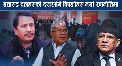 सत्तारुढ दलहरुको दरारसँगै विपक्षीहरु नयाँ रणनीतिमा  