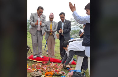 पूर्वीय दर्शन र आधुनिक सीप समेट्दै चन्द्रागिरीमा एसभीएएन स्कुलको शिलान्यास