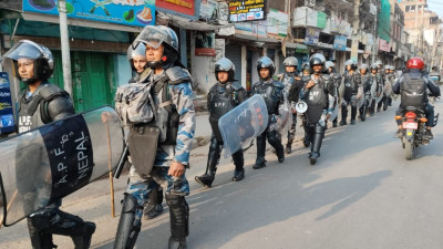 वीरगञ्जमा अनिश्चितकालिन निषेधाज्ञाबिच  विभिन्न ठाउँहरुमा प्रदर्शन जारी