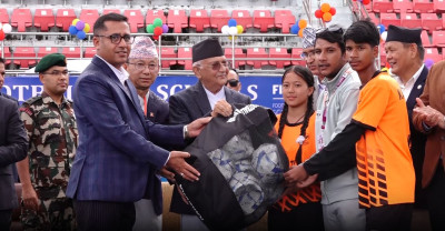 'फिफा फुटबल फर स्कुल'को भव्य उद्घाटन