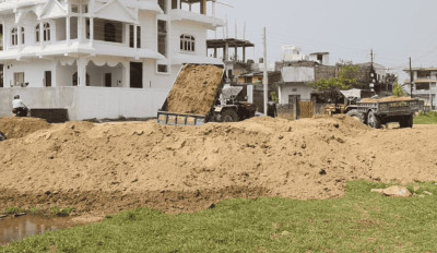 काँग्रेस सांसदद्वारा मठ-मन्दिरको जग्गा कब्जा