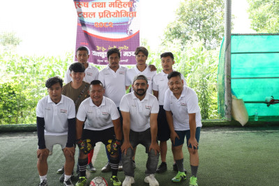 नेपाल पत्रकार महासंघ न्यूज २४ प्रतिष्ठानलाई नागार्जुन रिसोर्टको जर्सी प्रायोजन