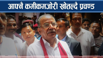 गिरिजाबारे प्रचण्डको चुकचुक