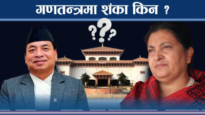 पूर्वराष्ट्रपति उपराष्ट्रपति सक्रिय राजनीतिमाः प्रचण्डको दाबीले तरङ्ग !