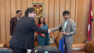 अनुराग पंगेनीलाई रसियन दूताबासको सम्मान