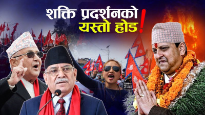 छाँयामा सुशासन र जवाफदेहिता, सबै दल शक्ति प्रदर्शनकै चक्करमा !