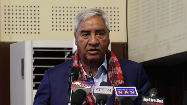 सबैलाई मिलाउनसक्ने संविधान छ, बहुमत ल्याउन गाह्रो छ : देउवा