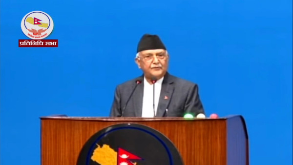 चीन भ्रमणबारे प्रधानमन्त्री ओलीले गराए संसदलाई जानकारी